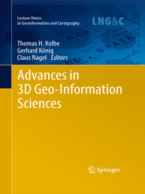 cover image of Advances in 3D Geo-Information Sciences